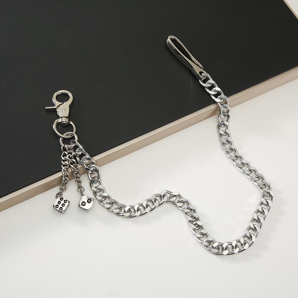 Trendy Metal Chain Street Style Pants Accessory
