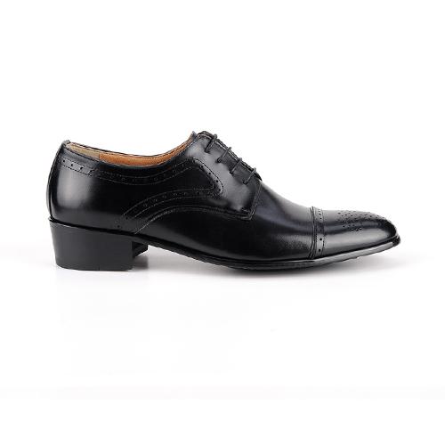 Roshoeman 6047 Прямой носок Броги Черный Keep