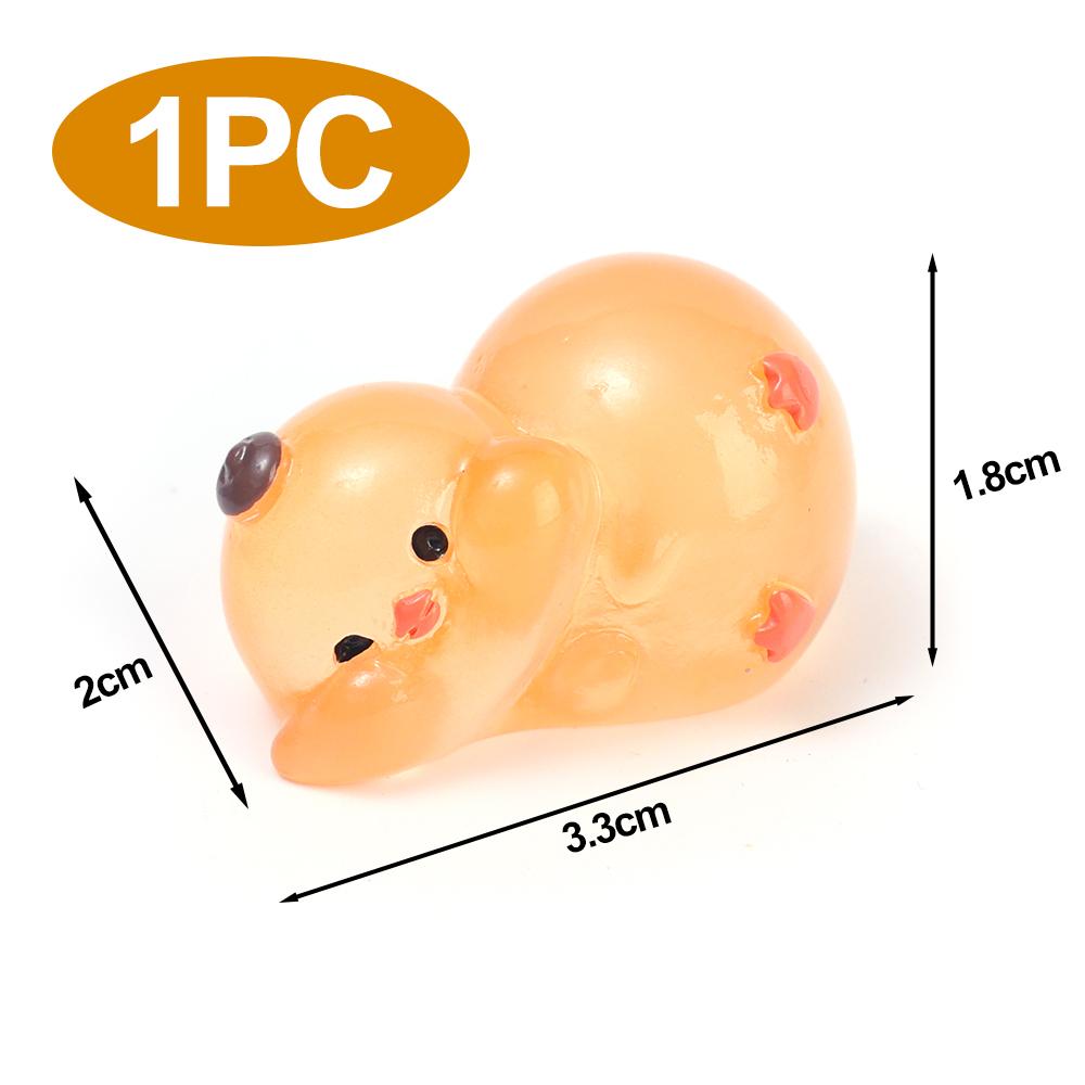 New Luminous Cute Duck Car Ornaments Auto Centre Console Dashboard Mirror Decorations DIY Garden Micro Landscape Accessories