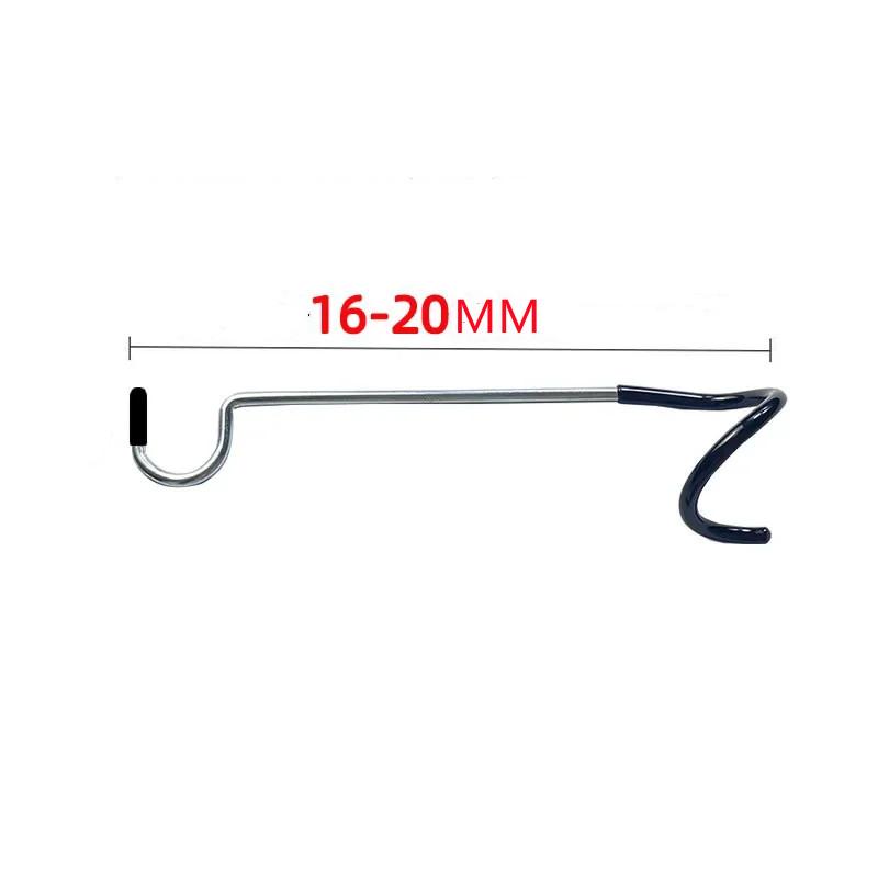 Tent Pole Hook Tent S-shaped Hook Universal Pig Tail Lantern Hook Stainless Steel Light Hanger Outdoor Camping Accessories