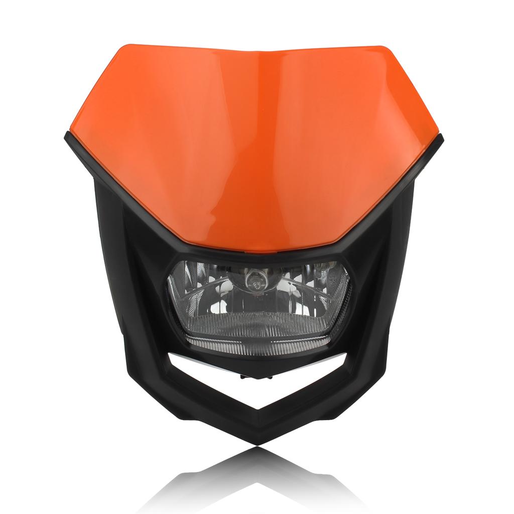 Обтекатель фары мотоцикла для KTM Yamaha Kawasaki Suzuki Honda KLX Галогенный DirtBike Эндуро Мотокросс Фара Модифицированные детали