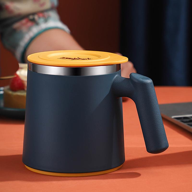 Кружка из нержавеющей стали 304, высококачественная кружка для кофе, переносная офисная термоизолированная кружка для воды для студентов, изоляционная кружка из нержавеющей стали