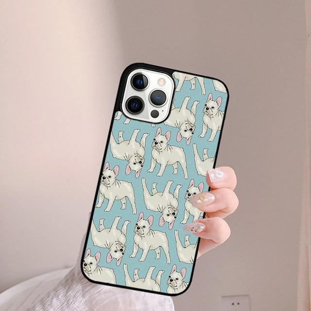 Чехол для телефона с французским бульдогом в маске Для iPhone 17 Air 16 15 14 Plus apple 16 11 12 13 Pro Max coque