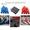 8Pcs Professional Fine Workmanship Thickened Spark Plug Protector Spark Plug Thermal Protection Insulator Sleeve Automotive Accessories