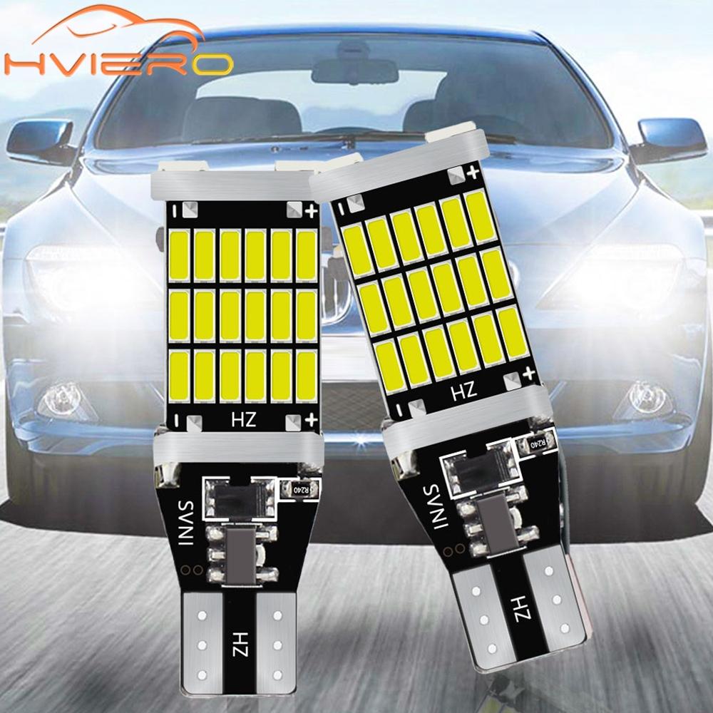 2X 921 912 W16W T15 30/45SMD Chipsets LED Canbus Error Free Bulbs For Backup Reverse Lights 1000 Lumens 6000k Xenon White