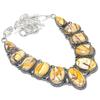 Brecciated Mookaite Gemstone Handmade 925 Silver Jewelry Necklace 18" JCN484-423