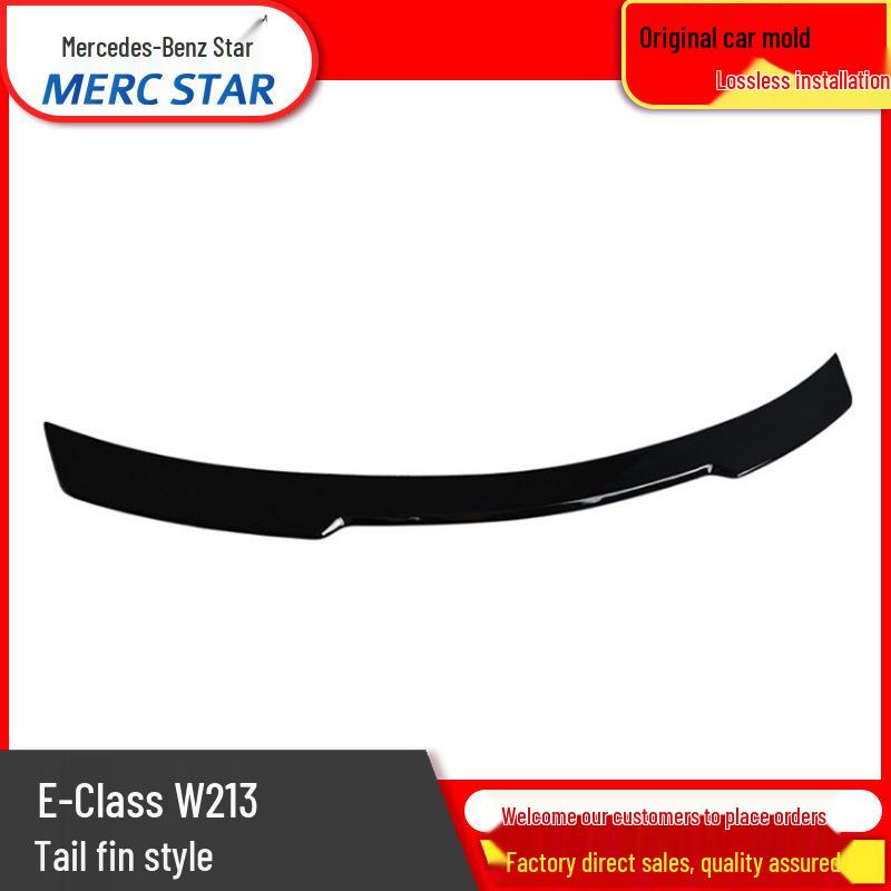 AMG Style Spoiler Wing for 16-21 Mercedes-Benz E-Class W213, Punch-Free Installation