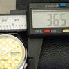 ЯПОНИЯ ВИНТАЖНЫЕ ВОССТАНОВЛЕННЫЕ МУЖСКИЕ АВТОМАТИЧЕСКИЕ ЧАСЫ SEIKO 5 С ЖЕЛТЫМ ЦИФЕРБЛАТОМ a440446-4