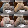 Retro Soft Headboard Cushion: Large Lumbar Support & Backrest Pillow for Bed or Sofa - Ideal for Reading & Dorm Rooms