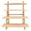 Présentoir bois à 4 étagères 38 x 32 x 26 cm