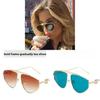 Sunset Ocean Sunglasses With Metal Frame Uv400 Sun Protection For Stylish Summer Wear