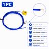 Термопара типа K с PTFE-изолированным проводом и мини-штекером, 1 м, 3 м, 5 м, Датчик температуры, Открытый сварной спай 2