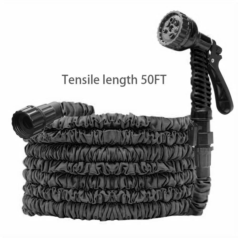 Heavyduty Hose Telescopic Garden 34" Highpressure Car Wash Pipe With Water Gun Allseason Rubber Hose For Lawnyard