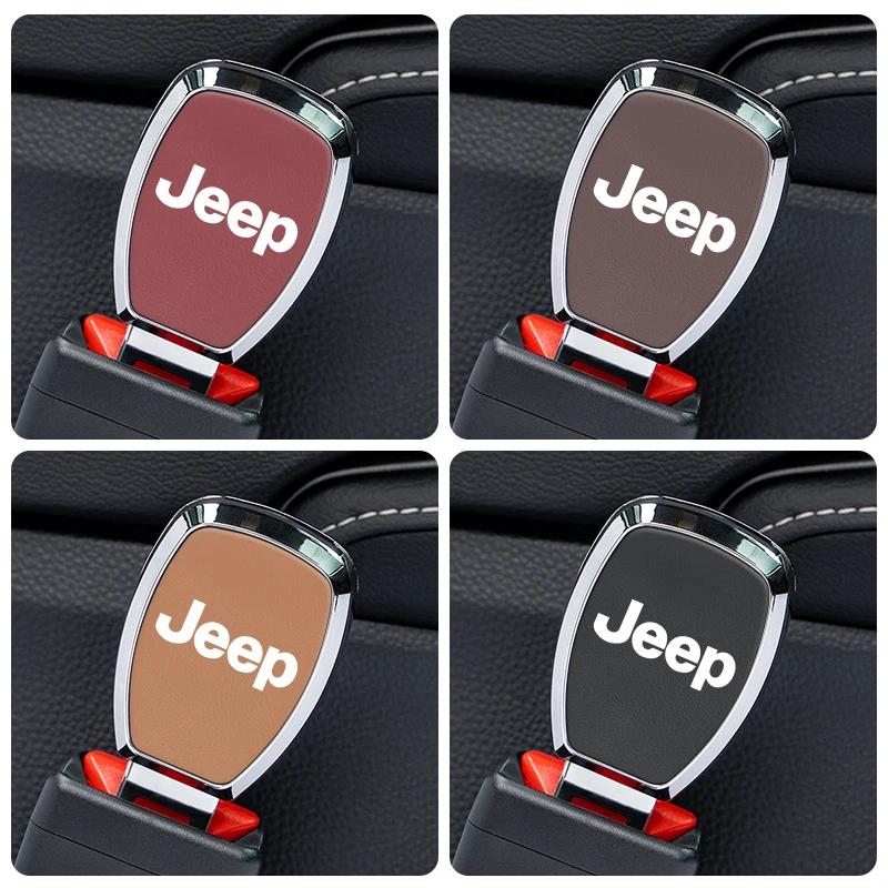For Jeep Metal Car Seat Belt Clip Extender Safety Buckle For Jeep Wrangler JL JK Renegade Grand Cherokee Patriot Willys Liber
