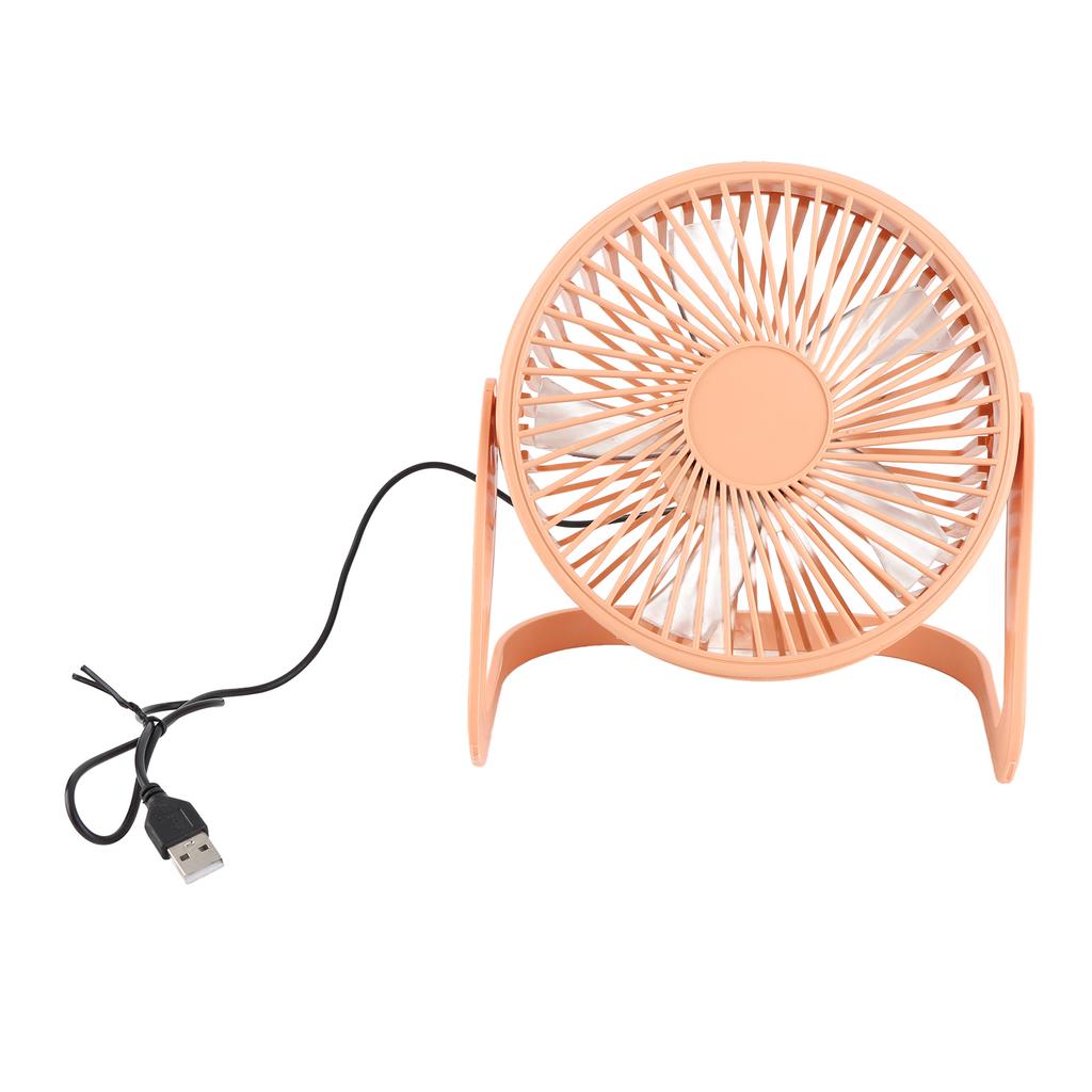 Настольный вентилятор 360 градусов вращения Низкий уровень шума Бесщеточный двигатель Питание от USB Портативный Маленький настольный вентилятор для дома Рабочего стола   Путешествий