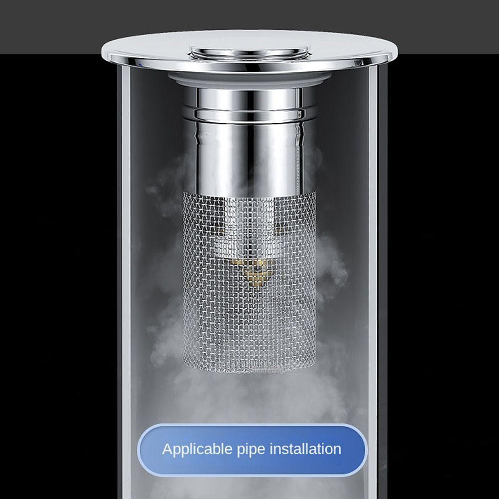 Выдвижной сливной фильтр из нержавеющей стали, ловушка для волос, аксессуар для ванной комнаты с отскоком сердечника для умывальника