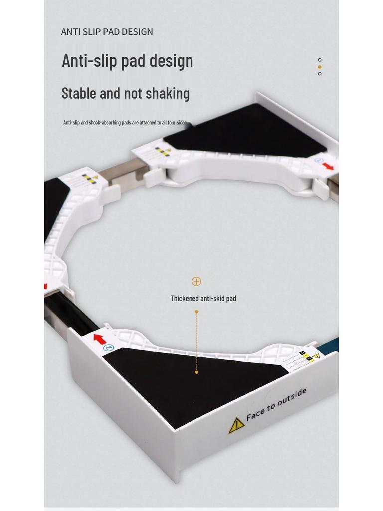 Регулируемая стойка для штабелирования сушилок из нержавеющей стали для стиральных машин - Экономия места