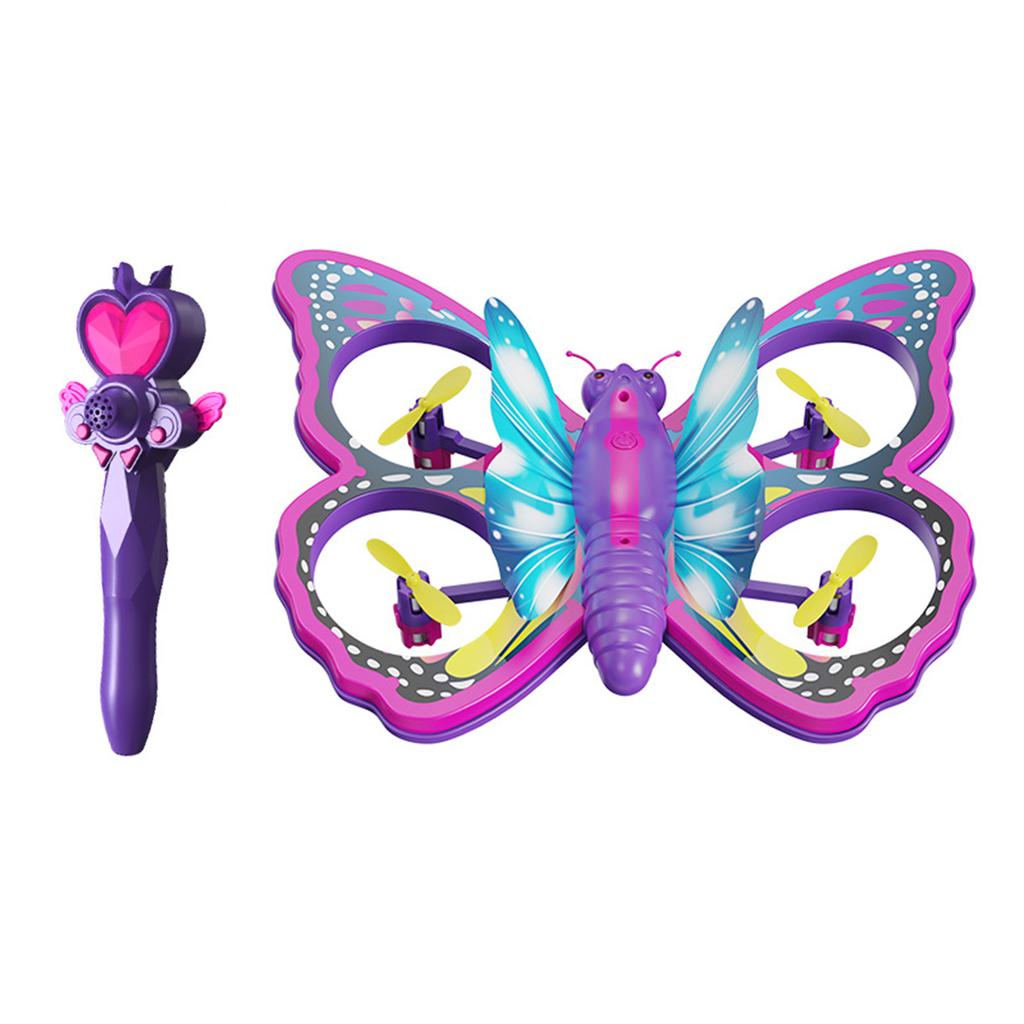 Мини-дрон для детей и начинающих, игрушечный дрон с дистанционным управлением, 2,4 ГГц, автоматическим зависанием, светодиодной подсветкой,