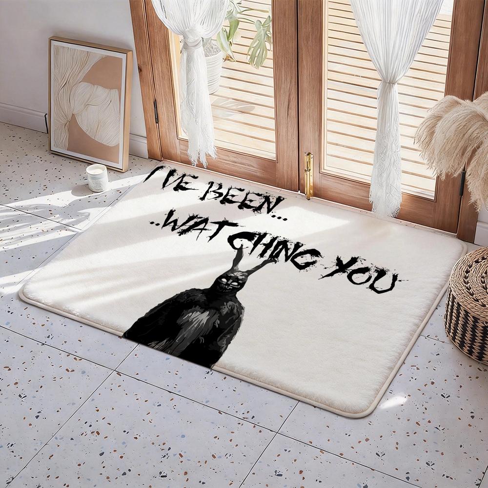 Movie M Donnie Darko Floor Mat Eco  Flannel Doormat Non Slip Odorless Indoor Floor Rug Soft Short Plush Home Mat