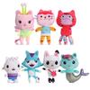Новейший 8 Stlyes Gabby Dollhouse Мягкая игрушка Mercat Мультяшные мягкие игрушки Русалка Кошка Мягкая кукла Дети День рождения Рождественские подарки