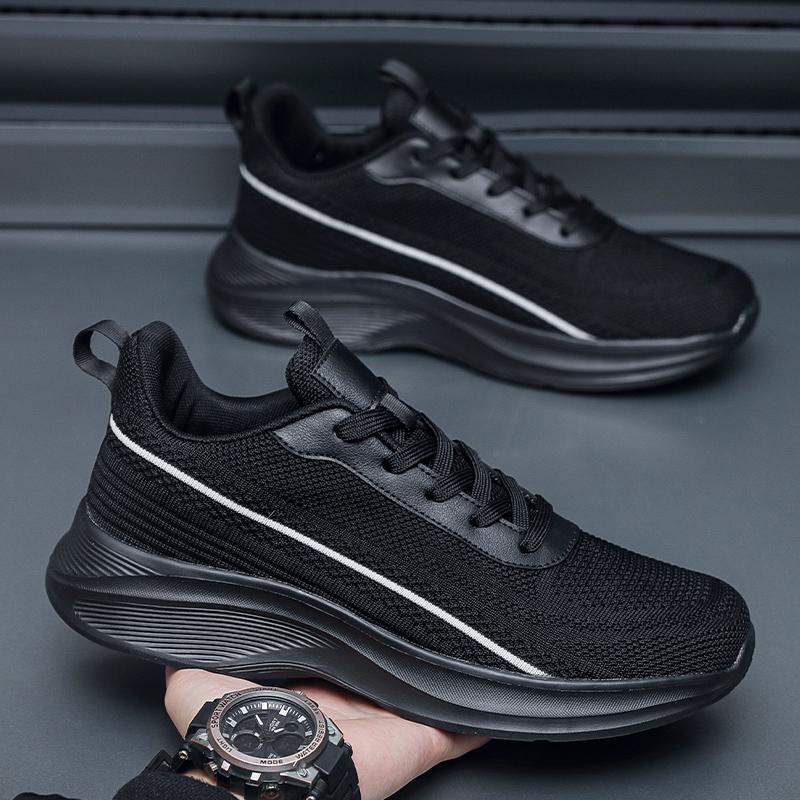 Новые мужские кроссовки для бега Breath Classic Outdoor Sneakers Light Comfort Mesh Shoes со шнуровкой и плоской подошвой Casual Shoes Large Size 39-50
