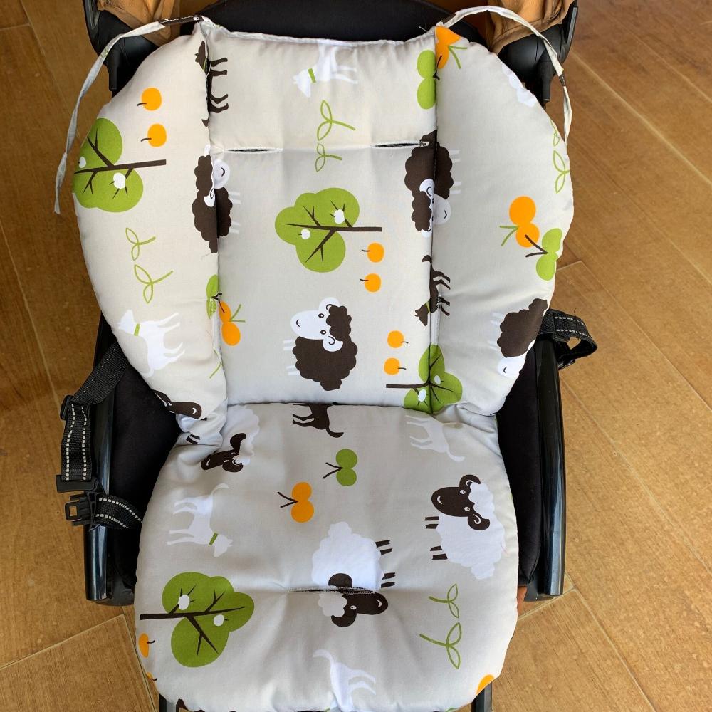 Universal Kids Cart Mat Cartoon Print Baby Dining Chair Pad Baby Stroller Accessories