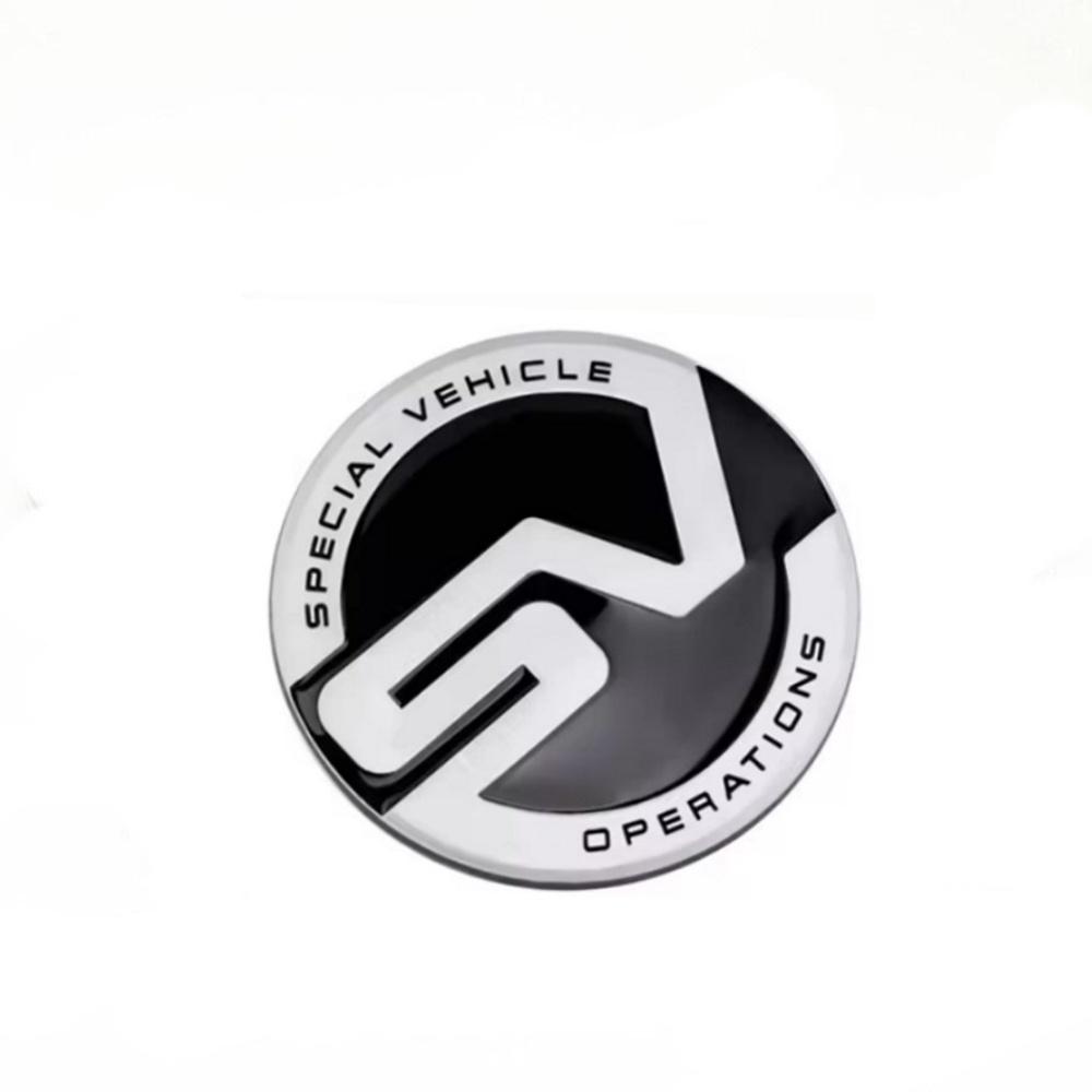 Car Body Logo Sticker SV Emblem Car Trunk Decoration Badge