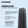 Schwalbe Hurricane 700x40C Clincher Wheels with Wire Beads (11159054) for MTB and All-Terrain Use, Black