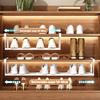 Telescopic Shoe Rack Adjustable Cabinet Storage Hanging Shelf Organizer Multi-Functional No-drill Vertical Shoe Organizer