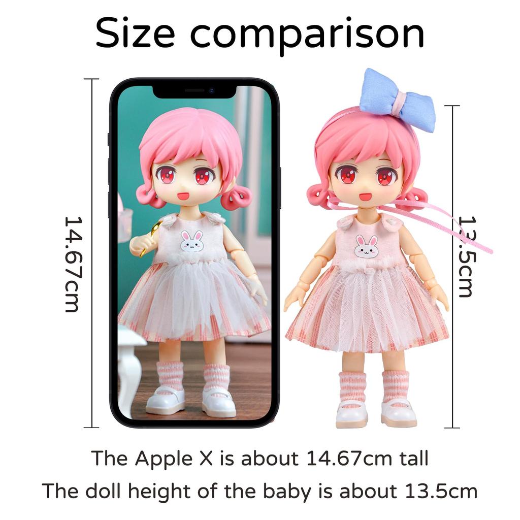 YMY Подвижная шарнирная кукла Ob11 112 Bjd Игрушки, включая голову куклы Gsc, тело, одежду, обувь для мальчиков и девочек, подарки