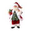 Christmas Santa Claus Doll Decoration Handcrafted Home Office Xmas Tree Santa Figurine Hanging Ornament Holiday Party Pendant