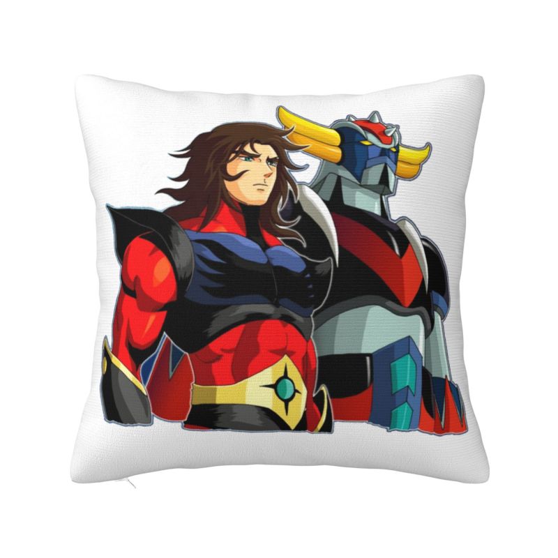 Goldorak Ufo Robot Grendizer Throw Pillow Case Home Decoration Nordic Cushion Cover Velvet Pillowcase