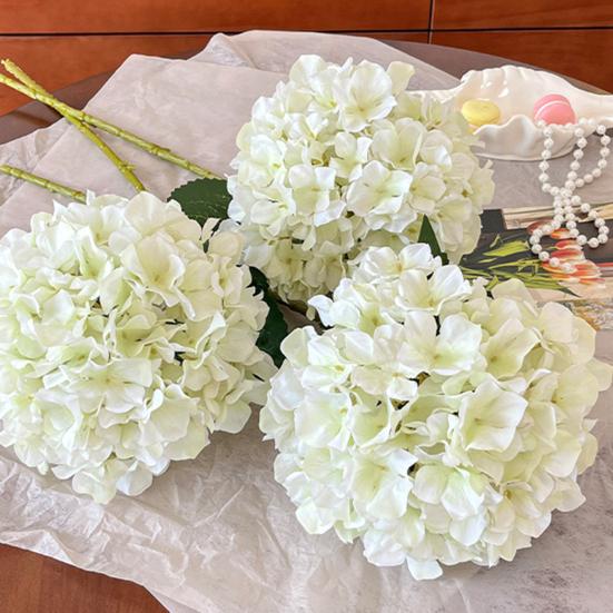 Искусственная гортензия Yousheng, искусственная гортензия с гибким стеблем, реалистичный долговечный искусственный цветок для цветочной композиции, домашнего декора, вечеринки, свадьбы
