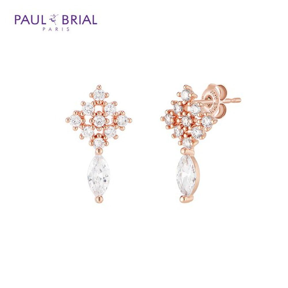 Paul Brial [Silver] Pyse0053 Pg Antique Duet Earrings