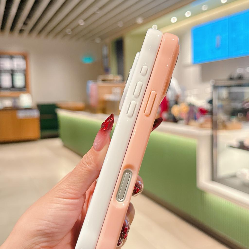 Прозрачный акриловый чехол-бампер конфетного цвета для iPhone 16 15 14 13 11 12 Pro Max Mini XR XS X 7 8 Plus SE