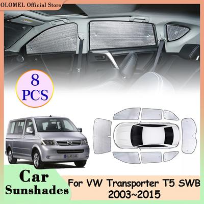 Полное покрытие для Volkswagen VW Transporter T5 SWB 2003~2015 Caravelle Multivan солнцезащитные шторки на окна автомобиля козырек на лобовое стекло аксессуары