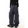 Women's Green Y2k Cargo Jeans Baggy Harajuku Aesthetic Denim Trousers Vintage Jean Pants Japanese 2000s Style Clothes