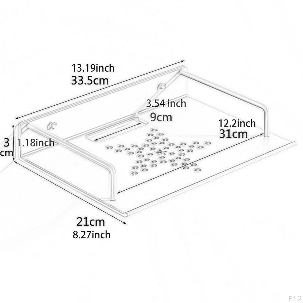 Подвесная полка для настенного крепления DVD-плеера, хранения игр