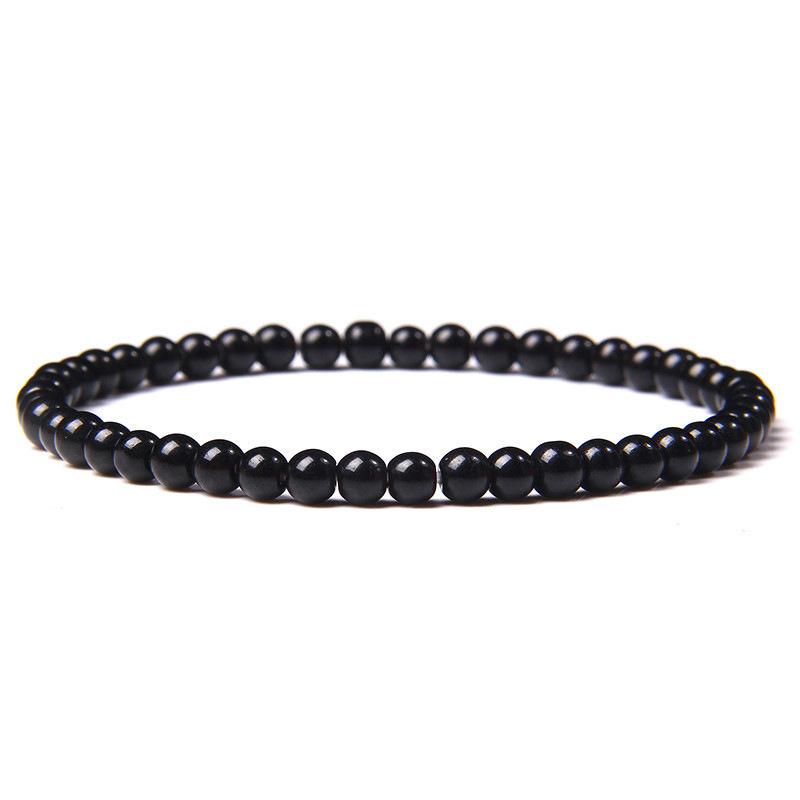 JYL TS Bracelet Zodiac Obsidian Beads Strengthens Star Sign & Protection
