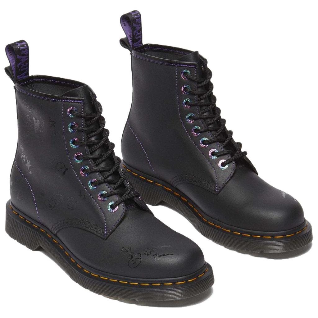 BT21 x Dr. Кроссовки мужские Dr. Martens 1460 Universtar Черные 32178001