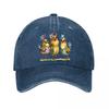 Watercolor Dressed Chicken Home Decor Washed Baseball Cap Outdoor For Womens Unisex FeUnisex