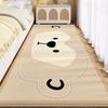 Cartoon Style Bedroom Decor Line Carpet Thicken Plush Carpets for Living Room Fluffy Soft Bedside Floor Mat Washable Lounge Rug