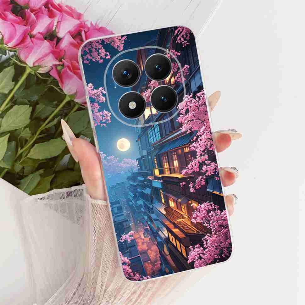 Для Xiaomi Redmi Note 15 Pro Plus ProPlus 5G Чехол Цветочный Мультяшный Чехол Мягкий Силиконовый Чехол Для Redmi Note 15 Pro+ Чехол