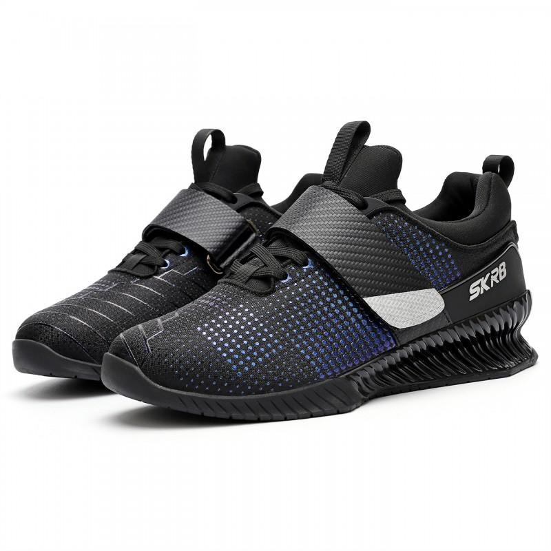 Unisex Weightlifting Shoes Squat Deadlift Indoor Gym Training Supportive Low-Top Rubber Sole