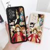 Luffy Fashion Square Ladder Silicone Phone Casing for Realme OPPO Reno VIVO Infinix Tecno Oneplus Full Cover Camera Protection Rubber Case Cover