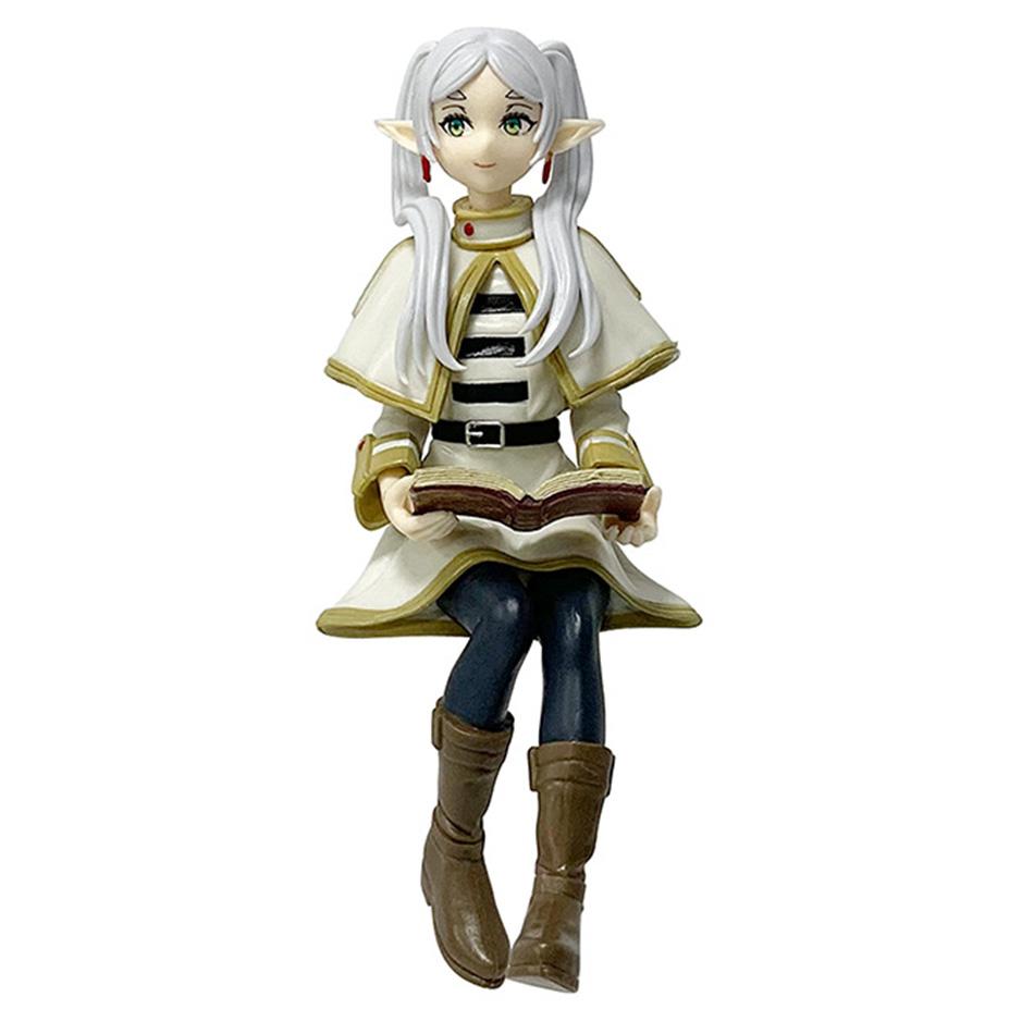 Фигурка Аниме Девушки Frieren Fern q-версия Noodle Sousou Beyond Journey End Модель Action Игрушка Подарок ПВХ давление нет s Подвижная Сочлененная Масштаб Детализированная