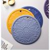 3Pcs Silicone Heat Insulation Pads |   Multifunctional Patterned Heat-Resistant Mat Suitable For Countertop Tables And For Placing Hot Pots