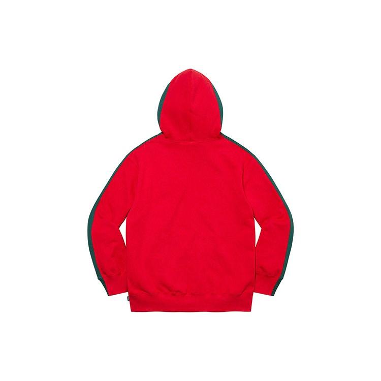 Supreme S Logo Split Hooded Sweatshirt 'Pink Blue' Men's SUP-FW21-204