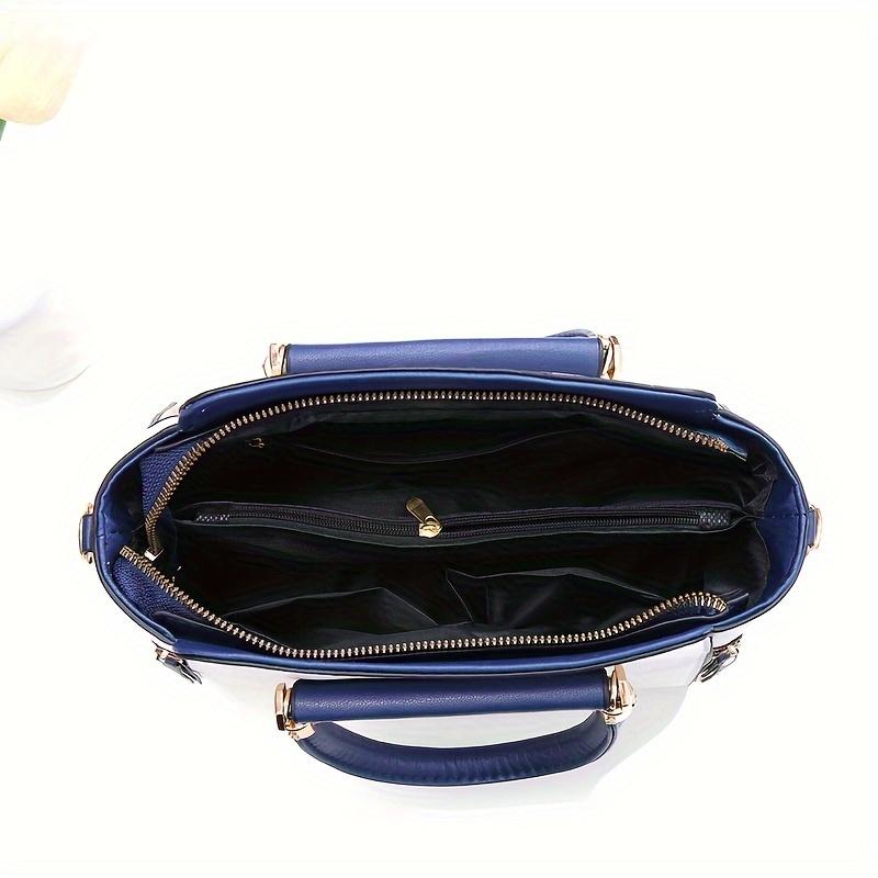 PU Leather Handbag for Women, Fashionable Small Square Tote Bag, Casual Versatile Shoulder & Crossbody Purse