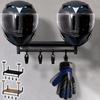 With Hooks Helmet Display Stand Wall Mount Cycling Equipment Holder  Sports Gear Accessories